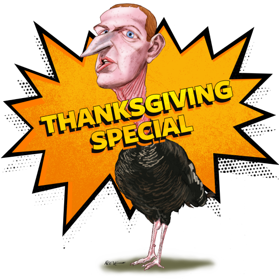 MAN ORDERS GIANT TURKEY …AND RECEIVES META’S METAVERSE