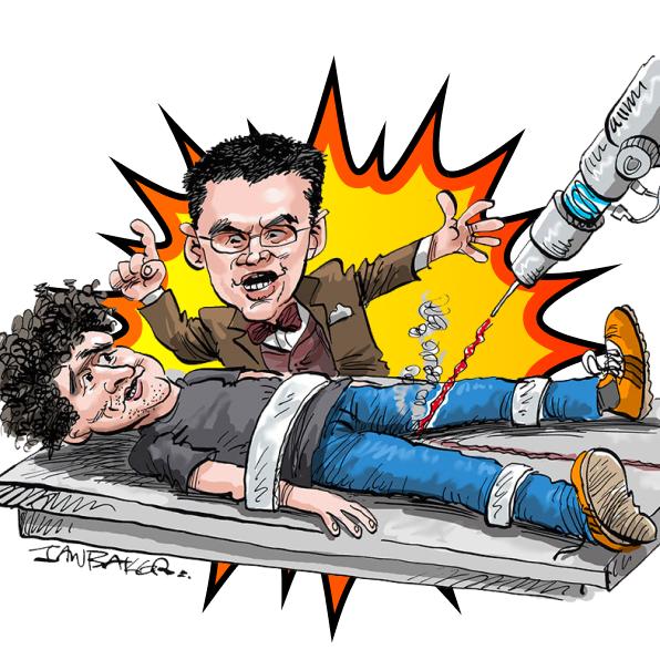 BINANCE CEO FUMES AS HIS MINIONS LIQUIDATE FTX HOLDINGS.