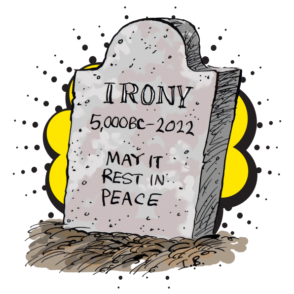 FTX CRASH KILLS IRONY