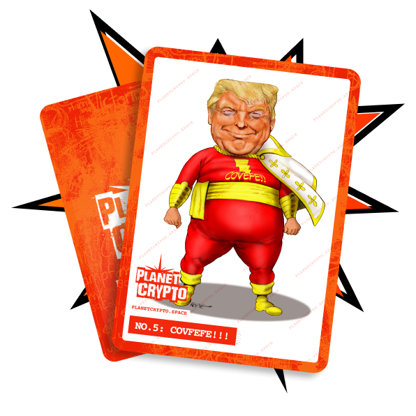 <strong>PLANET CRYPTO’S EXCLUSIVE TRUMP TRADING CARD-NFTS!! No. 5</strong>