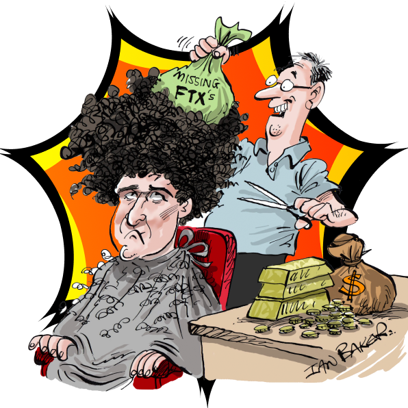 BARBER FINDS $5BN OF LOST FTX ASSETS FOUND IN SBF’S HAIR-HEDGE